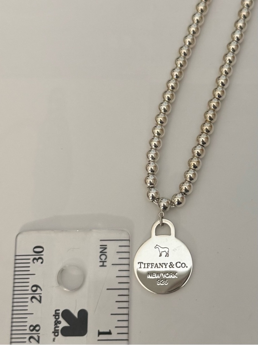 Tiffany Co Return to Tiffany Beyoncé Beaded Chain Necklace in Sterling Silver - Picture 9 of 9